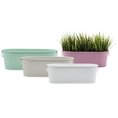 Oval Metal Bucket Planter – Hanging Garden Pot Techmanistan