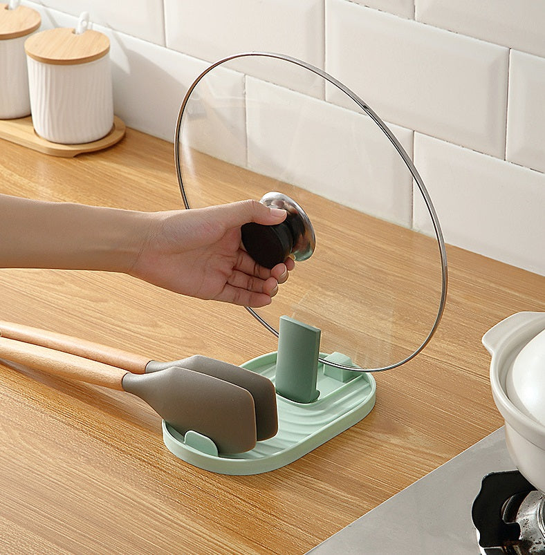 Foldable Spoon Rest Lid Holder