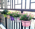 Balcony Railing Fence Flower Pot Stand