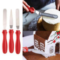 Set of 3 - Stainless Steel Cake Cream Knife Spatula for Cake Smooth Icing Frosting Spreader Fondant Pastry Cake My Store