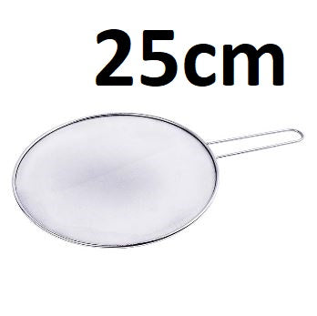 Stainless Steel Fine Mesh Splatter Screen With Handle