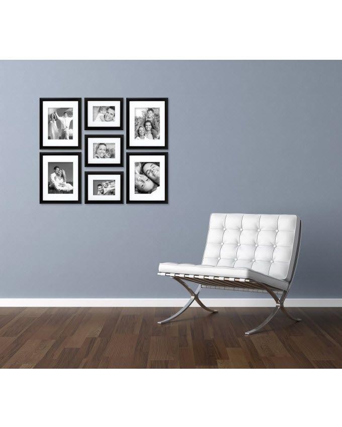 Set of 7 - Photo Frames Collage Wall Hanging Wall Decor Set - Craig Style My Store