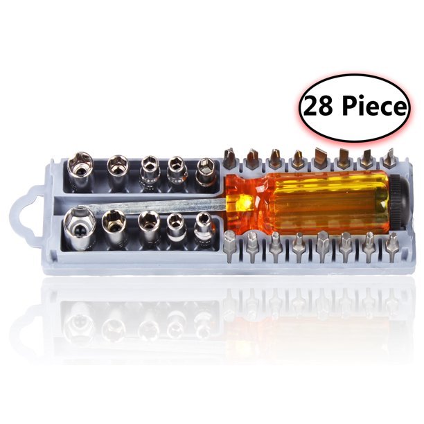 28 - Piece Screwdriver Bit Set with Storage Case – Multi - Use Tool Kit - Techmanistan in Pakistan