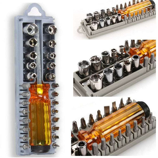28 - Piece Screwdriver Bit Set with Storage Case – Multi - Use Tool Kit - Techmanistan in Pakistan