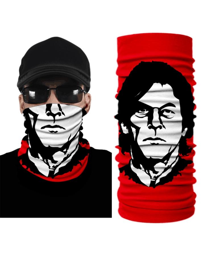 Imran Khan Tube Shaped Face Mask Bandana--Techmanistan-Techmanistan