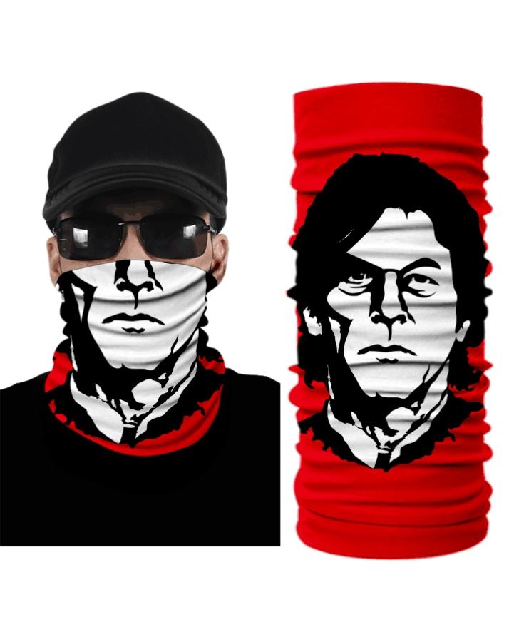 Imran Khan Tube Shaped Face Mask Bandana.