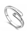 Silver Plated Shiny Beautiful Ring for Women--Techmanistan-My Store