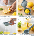 Plastic Citrus Press Lemon Squeezer – Easy Juicer for Home Use