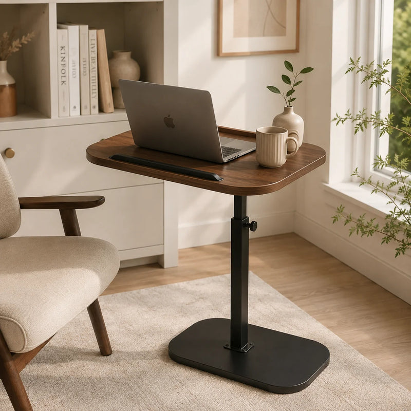 Multifunctional Adjustable Height Side Table