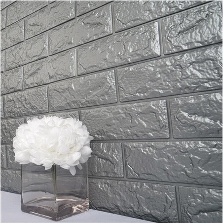 Pack of 4 - 3D Brick Wall Stickers Techmanistan