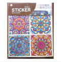 Pack of 4 - 3D Embossed Assorted Truck Art Themed Tiles Sticker (Each Sticker Size: 6x6 Inches) My Store