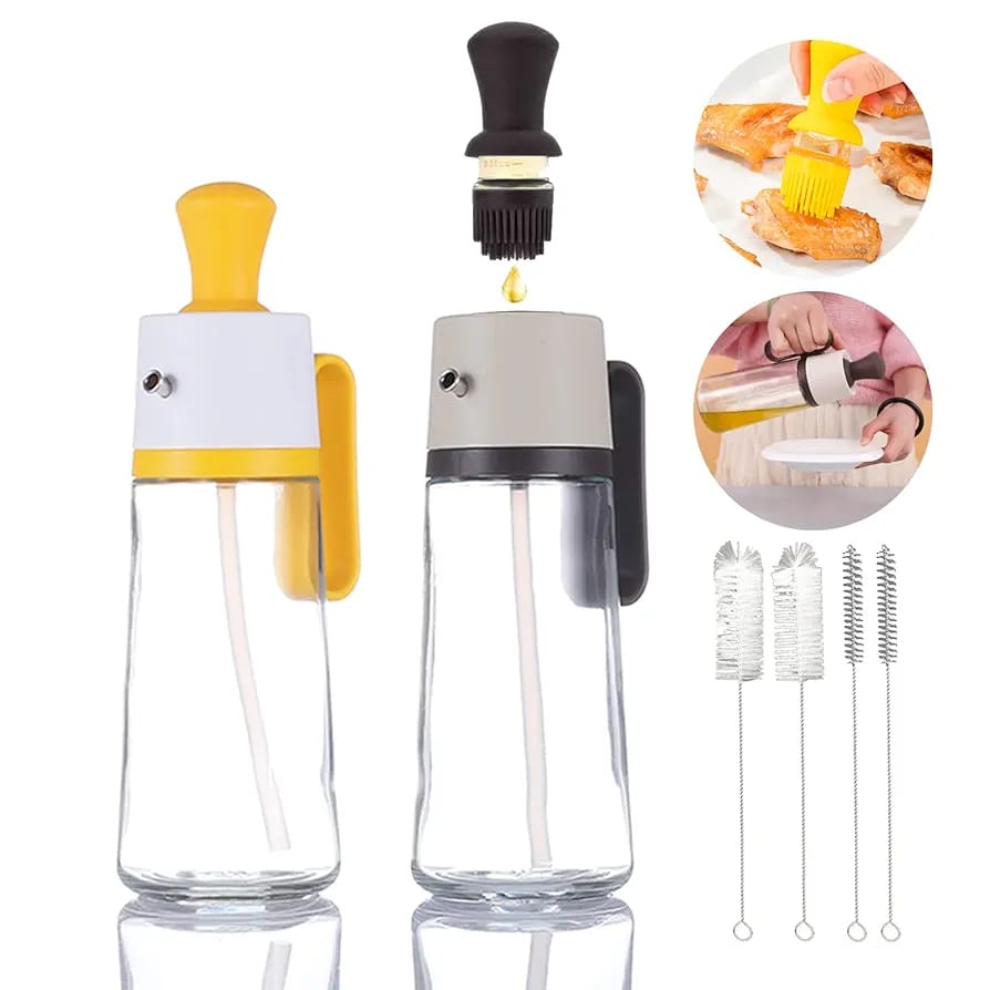 2in1 Oil Dropper & Glass Oil Dispenser - Techmanistan in Pakistan