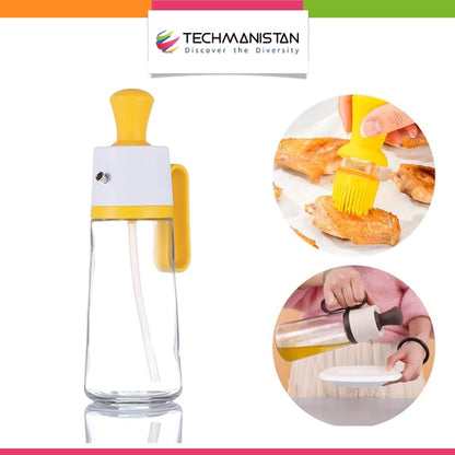 2in1 Oil Dropper & Glass Oil Dispenser - Techmanistan in Pakistan