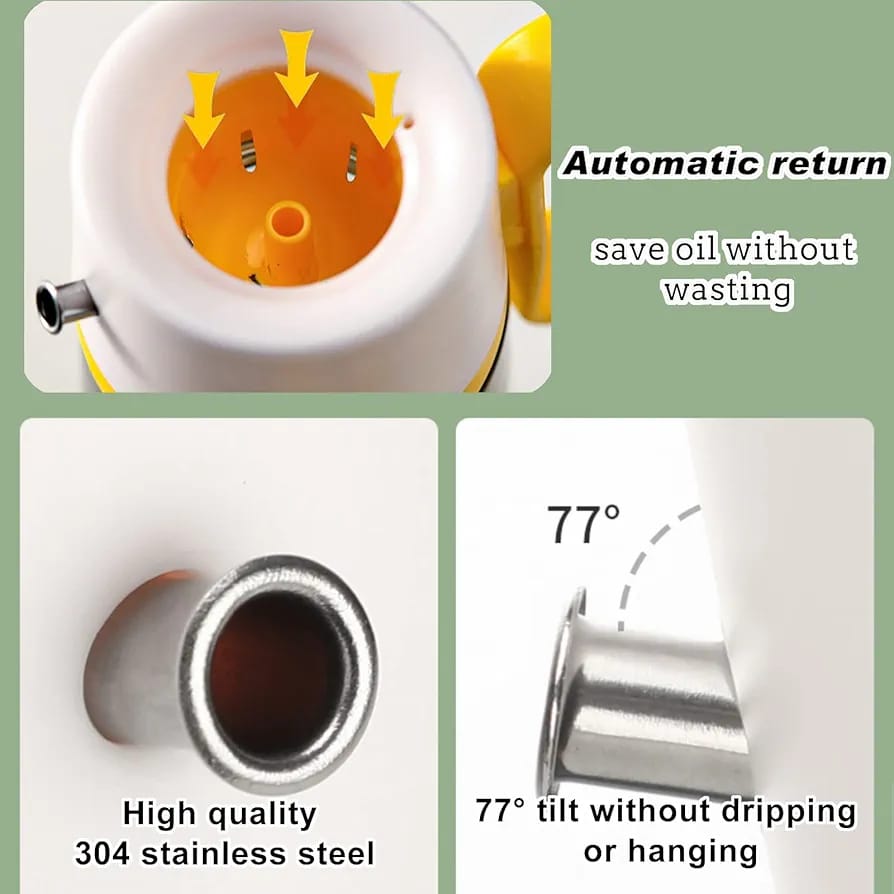 2in1 Oil Dropper & Glass Oil Dispenser - Techmanistan in Pakistan