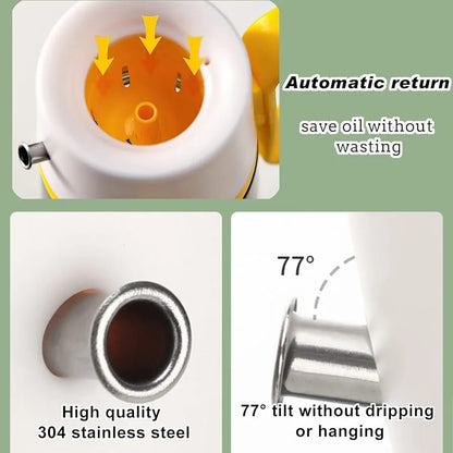 2in1 Oil Dropper & Glass Oil Dispenser - Techmanistan in Pakistan