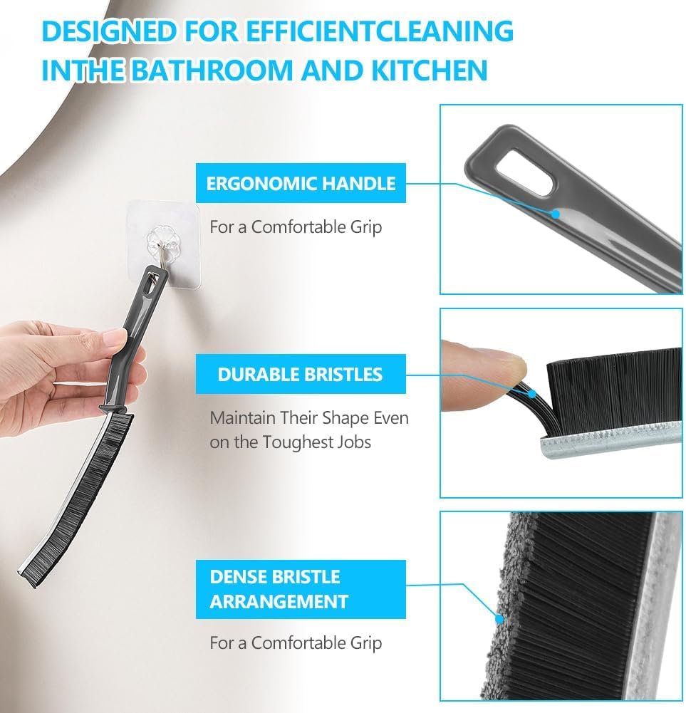 2Pcs Set - Plastic Gap Cleaning Brush - Techmanistan in Pakistan