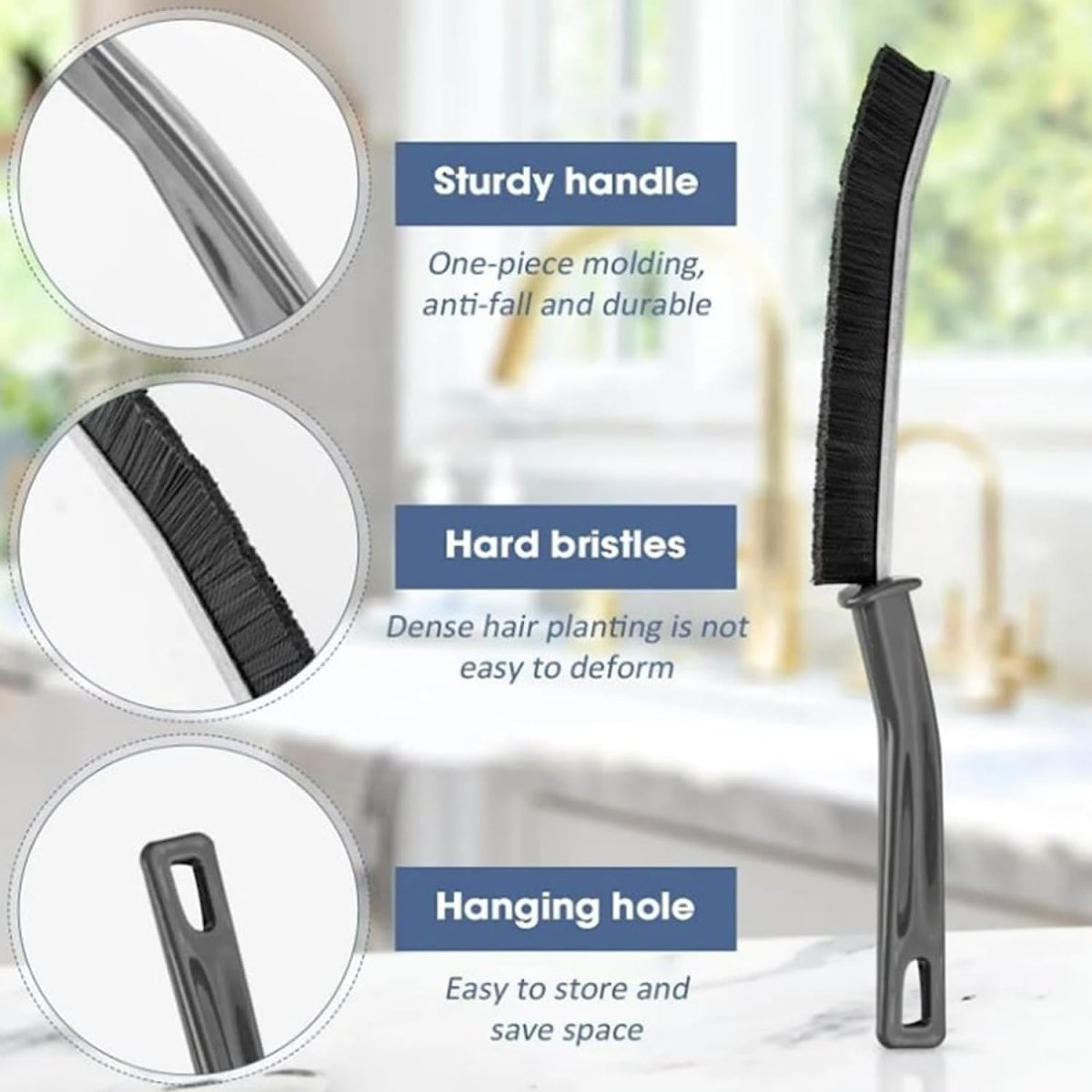 2Pcs Set - Plastic Gap Cleaning Brush - Techmanistan in Pakistan