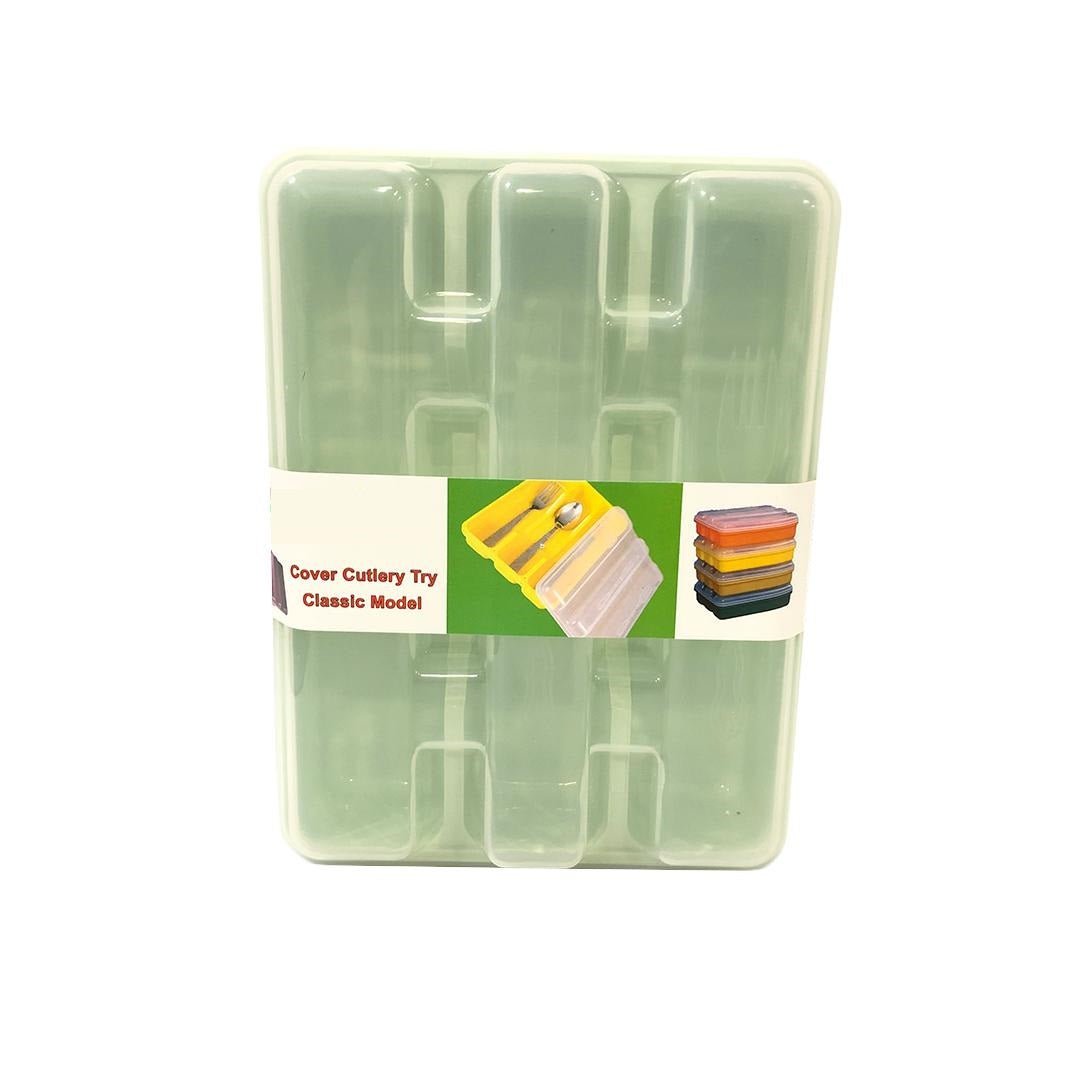 3 Compartment Cutlery Holder With Lid - Techmanistan in Pakistan