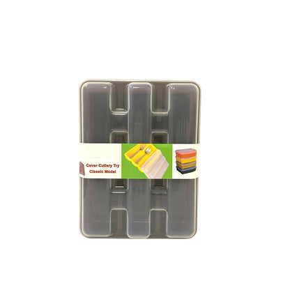 3 Compartment Cutlery Holder With Lid - Techmanistan in Pakistan