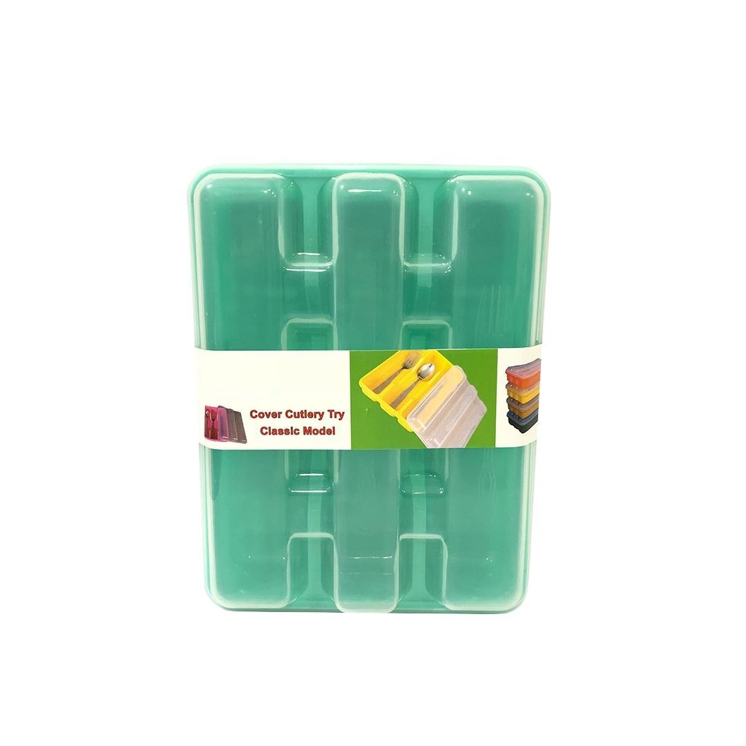 3 Compartment Cutlery Holder With Lid - Techmanistan in Pakistan