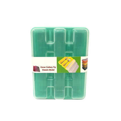 3 Compartment Cutlery Holder With Lid - Techmanistan in Pakistan