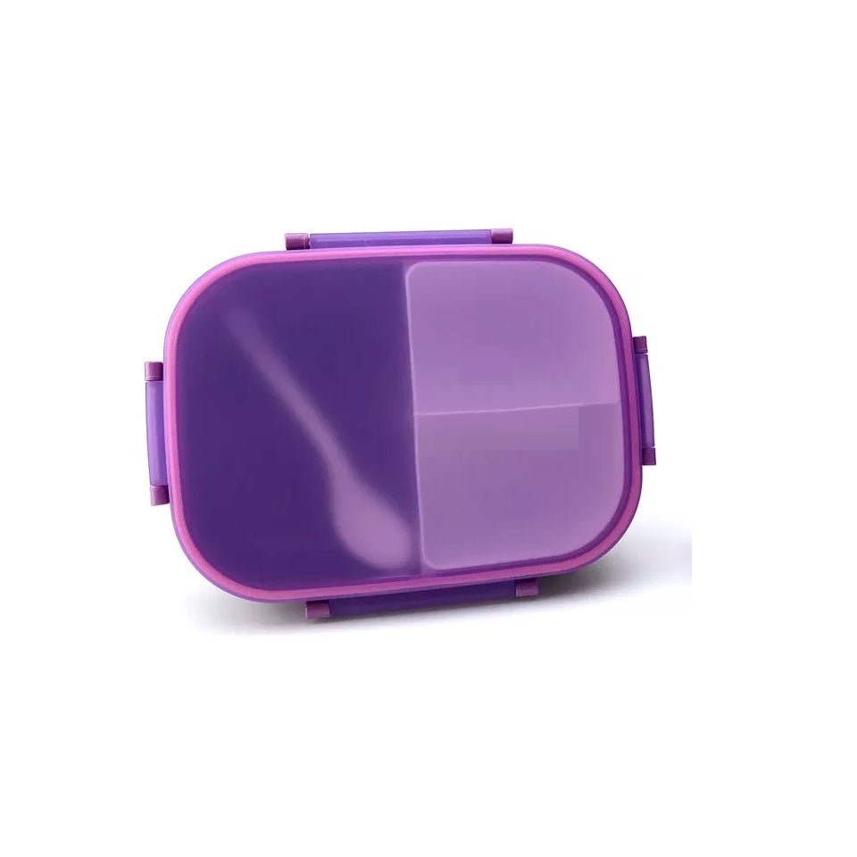 3 Compartments Bento Box With Spoon - Techmanistan