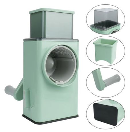 3 - in - 1 Rotating Vegetables Cutter Chopper - Techmanistan in Pakistan