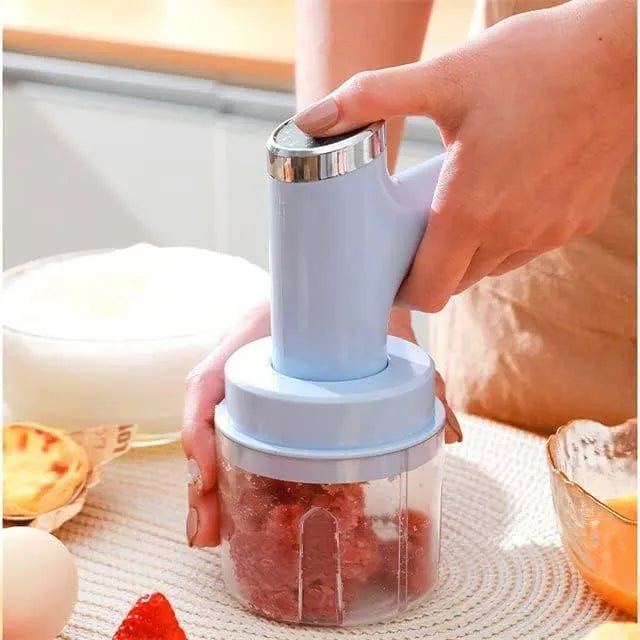 3 in 1 USB Rechargeable Electric Chopper, Beater and Whisker - Techmanistan in Pakistan