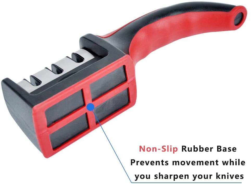 3 Stage Kitchen Knife Sharpener - Techmanistan in Pakistan