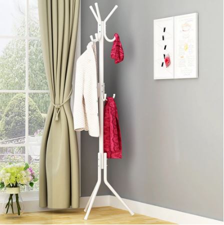 3 Tier 9 Hooks Coat & Hat Rack Hanging Stand - Techmanistan in Pakistan