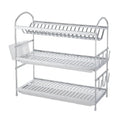 3 Tier Aluminum Dish Drying Rack - Techmanistan in Pakistan