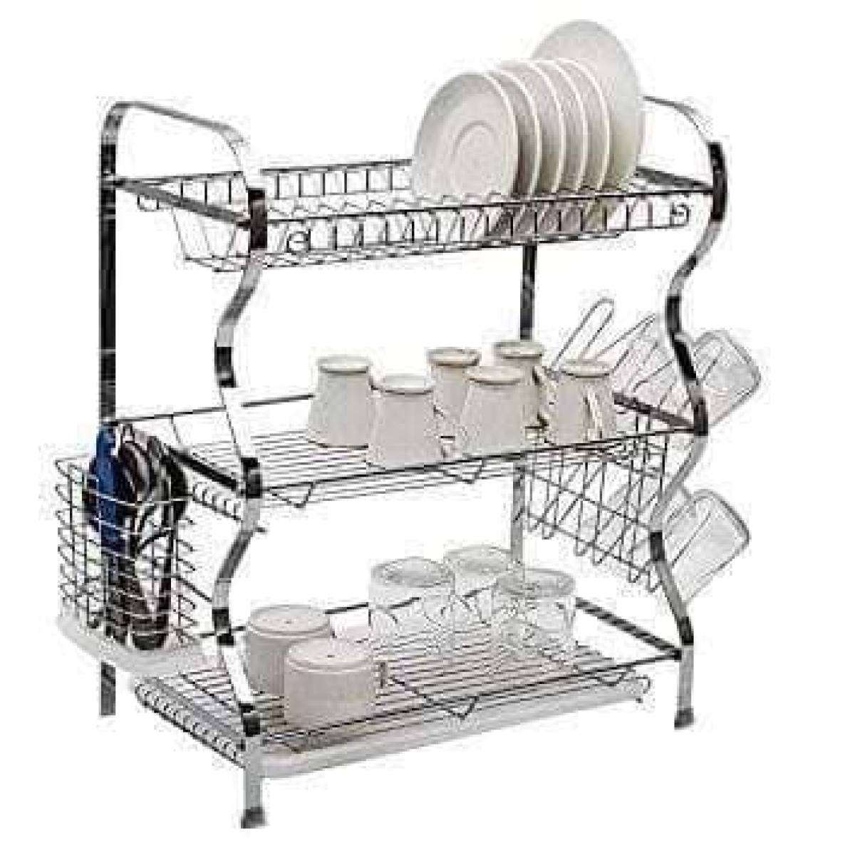 3 Tier Dish Drainer Rack - Techmanistan in Pakistan