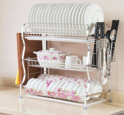 3 Tier Dish Drainer Rack - Techmanistan in Pakistan