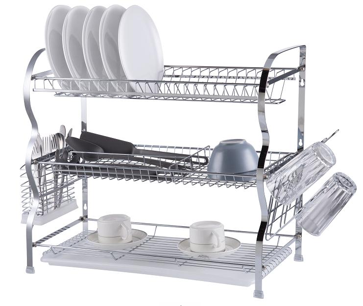 3 Tier Dish Drainer Rack - Techmanistan in Pakistan