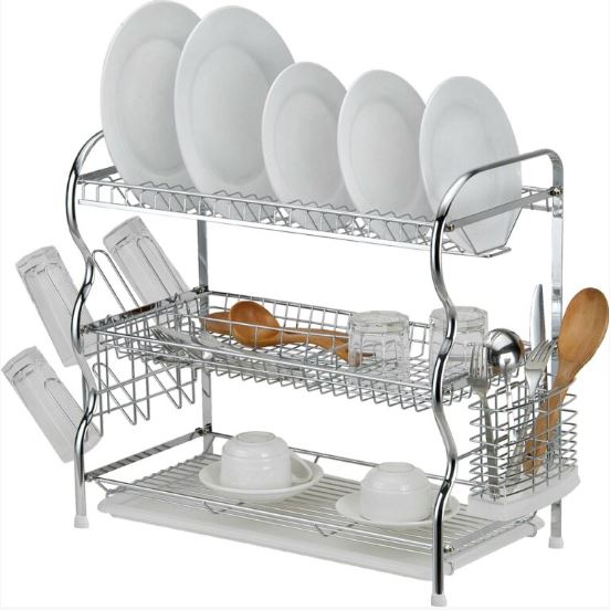 3 Tier Dish Drainer Rack - Techmanistan in Pakistan