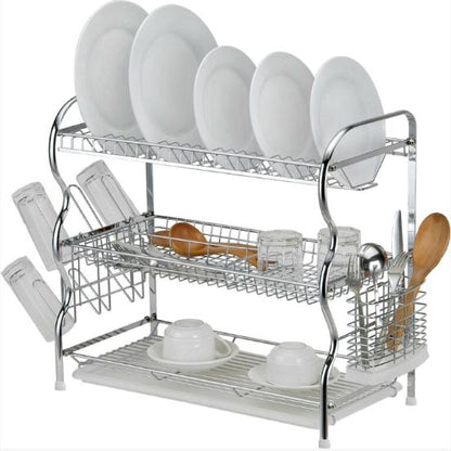 3 Tier Dish Drainer Rack - Techmanistan in Pakistan