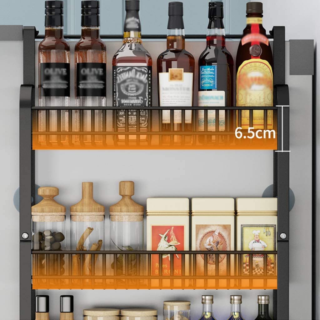 3 Tier Kitchen Refrigerator Side Storage Rack, Fridge Spice Rack - Techmanistan in Pakistan