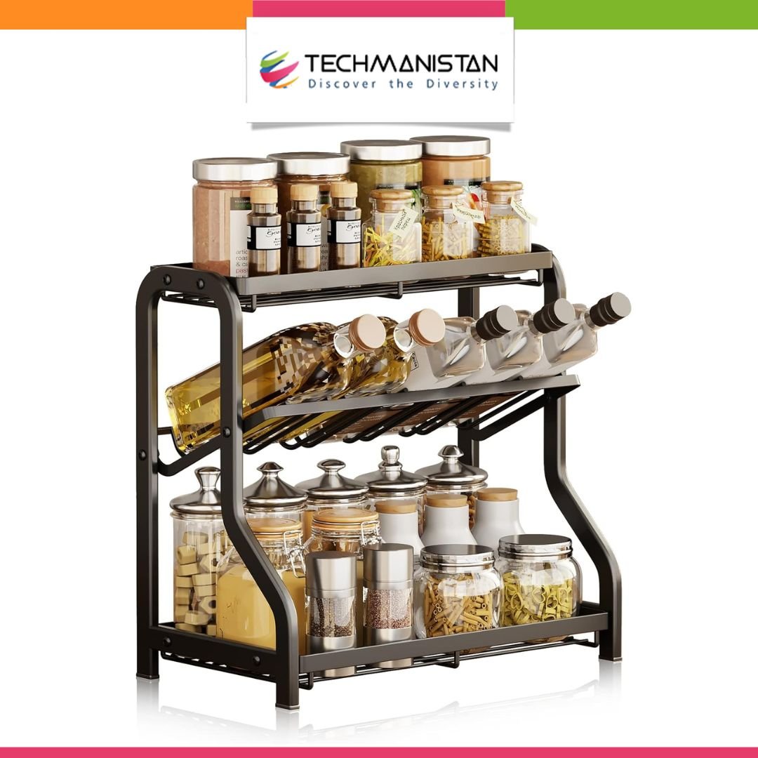 3 - Tier Kitchen Spice Rack - Techmanistan in Pakistan