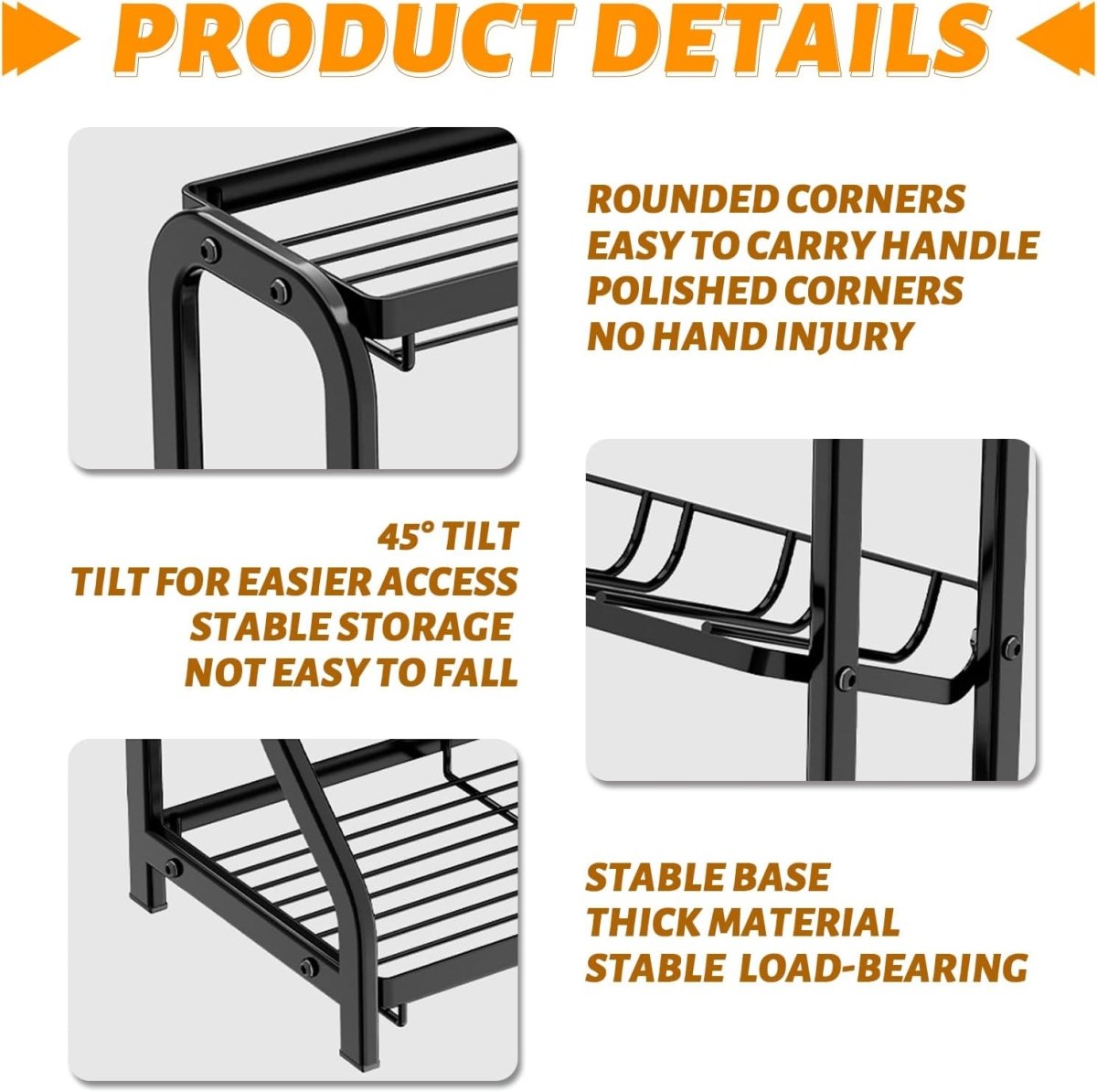 3 - Tier Kitchen Spice Rack - Techmanistan in Pakistan