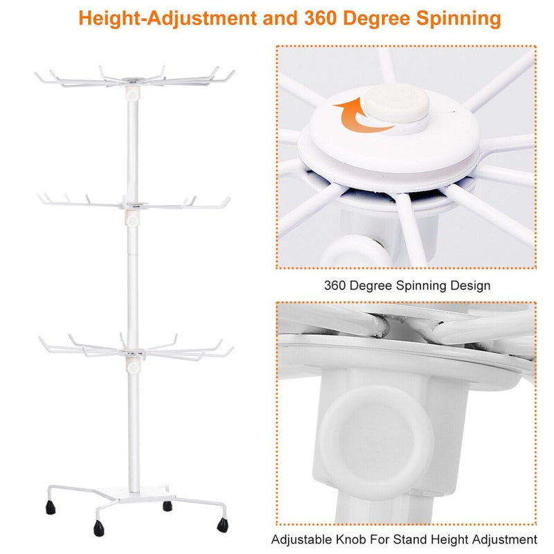 3 Tier Rotating Jewelry Holder - Techmanistan in Pakistan
