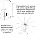 3 Tier Rotating Jewelry Holder - Techmanistan in Pakistan