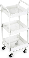 3 - Tier Wheeled Multipurposed Vegetables & Fruits Kitchen Cart Trolley - Techmanistan in Pakistan