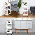 3 - Tier Wheeled Multipurposed Vegetables & Fruits Kitchen Cart Trolley - Techmanistan in Pakistan