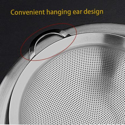 304 Stainless Steel Strainer Ladle Fried Food Dryer Oil Strainer - Techmanistan in Pakistan