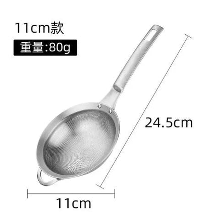 304 Stainless Steel Strainer Ladle Oil Strainer - Techmanistan in Pakistan