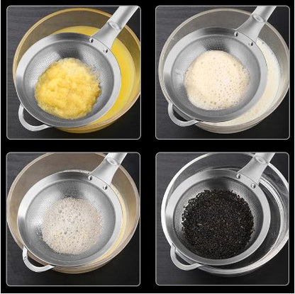 304 Stainless Steel Strainer Ladle Oil Strainer - Techmanistan in Pakistan