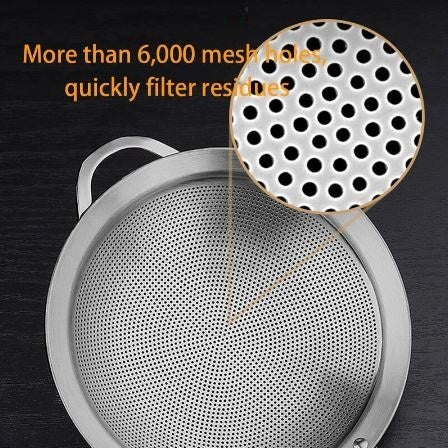 304 Stainless Steel Strainer Ladle Oil Strainer - Techmanistan in Pakistan