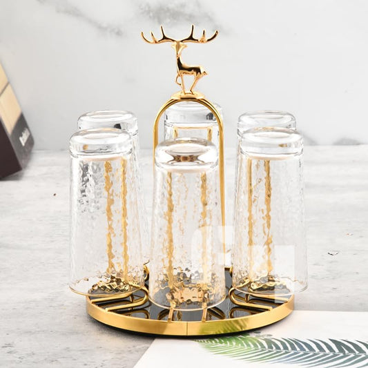 Rotating Bottle Drying Rack Glass Cup Holder Techmanistan