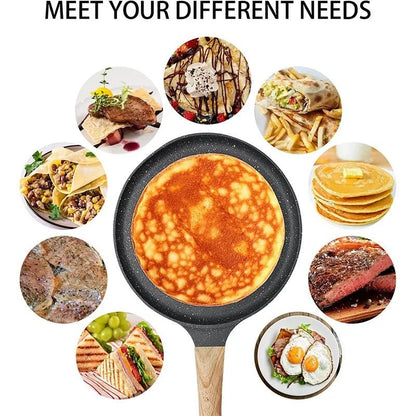 30cm Non Stick Tawa with Wooden Handle - Techmanistan in Pakistan