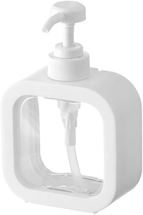 500ml Refillable Soap Dispenser Bottle with Lockable Pump